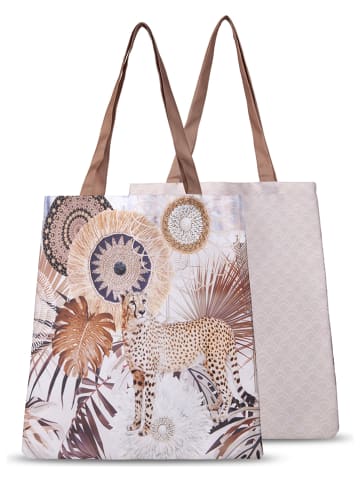 Hip Shopper "Raeni" beige/lichtbruin - (B)40 x (H)45 cm