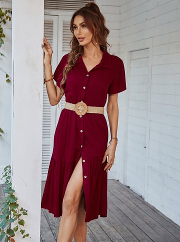 Pretty Summer Jurk bordeaux