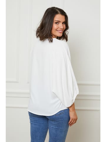 Curvy Lady Bluse in Weiß
