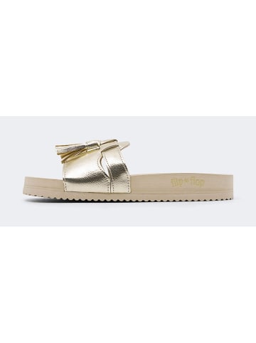 Flip Flop Pantoletten "Pool Tassel" in Gold