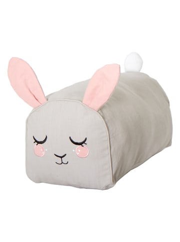roommate Poef "Bunny" lichtgrijs - (B)25 x (H)25 x (D)50 cm