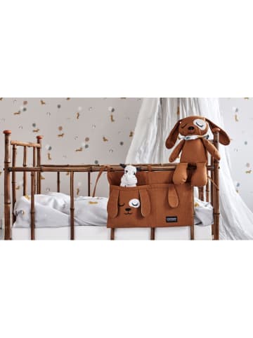 roommate Torba "Dog" w kolorze brązowym do łóżeczka - 35 x 25 cm