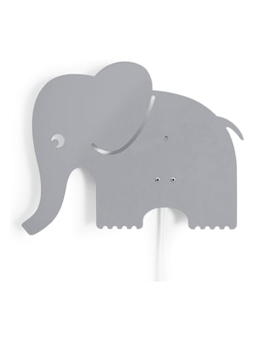 Roommate Wandleuchte "Elephant" in Grau - (B)33 x (H)29 cm