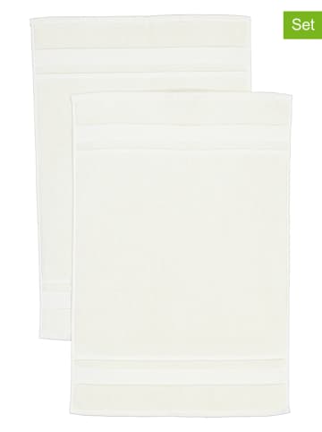 avance 2-delige set: premium badmatten crème - (L)75 x (B)50 cm