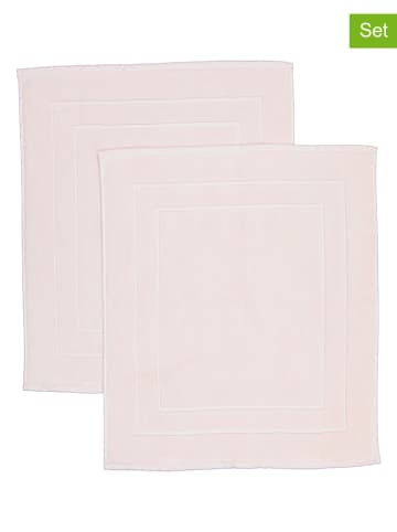 avance 2er-Set: Premium-Badvorleger in Rosa - (L)70 x (B)60 cm