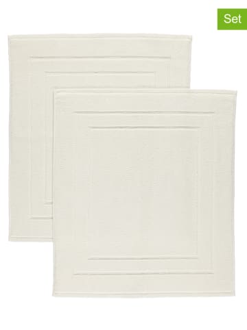 avance 2-delige set: premium badmatten crème - (L)70 x (B)60 cm