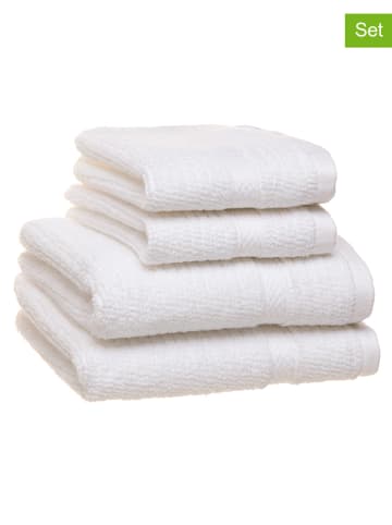 Avance 4-delige handdoekenset wit