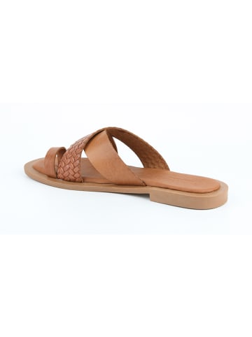 London & London Slippers lichtbruin