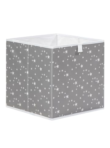Lamino 2er-Set: Boxen in Grau/ Weiß - (B)33 x (H)33 x (T)33 cm