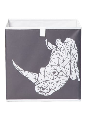 lamino 2-delige set: boxen grijs/groen - (B)33 x (H)33 x (D)33 cm