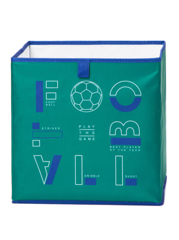 lamino 2-delige set: boxen blauw/groen - (B)33 x (H)33 x (D)33 cm