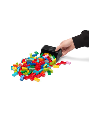 LEGO 2-delige set: opbergboxen voor bouwstenen antraciet/zwart