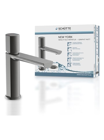Schütte Wastafelkraan "New York" grijs