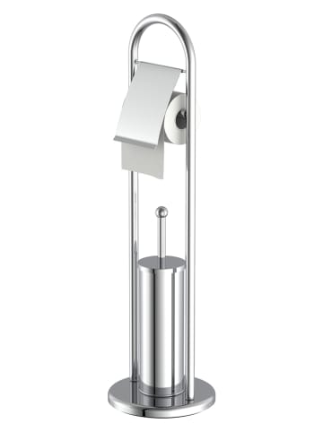 Schütte WC-Garnitur in Chrom - (H)80 x Ø 22 cm