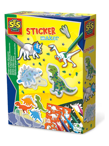 SES Creativiteitsset "Stickermaker Dinosaurussen" - vanaf 5 jaar