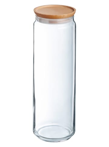 Luminarc Voorraadglas "Pure Jar Wood" naturel - 2 l