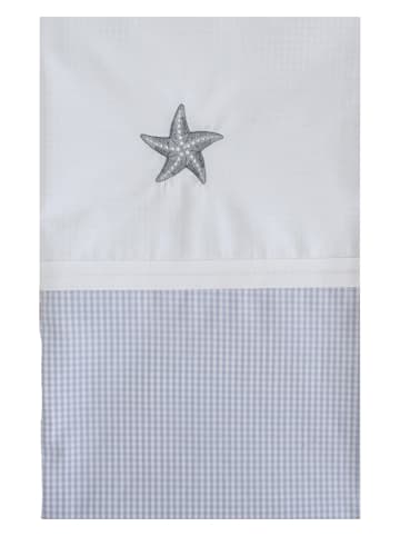 HANSEKIND Dekbedovertrek "Zeester" grijs - (L)80 x (B)80 cm