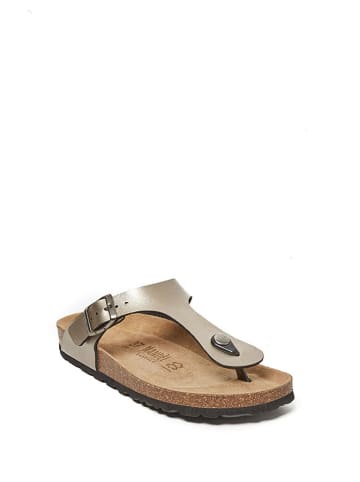 Mandel Teenslippers goudkleurig