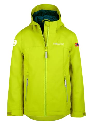Trollkids Regenjas "Telemark" geel