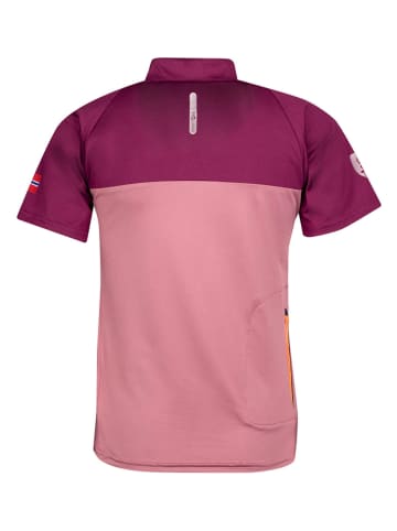 Trollkids Fietsshirt "Trondheim" lichtroze/paars