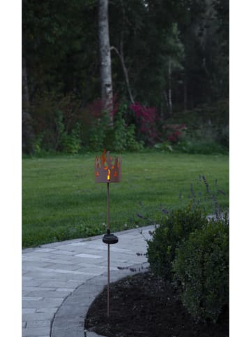 STAR Trading Ledsolartuinsteker "Torchy" bruin - (H)77 cm