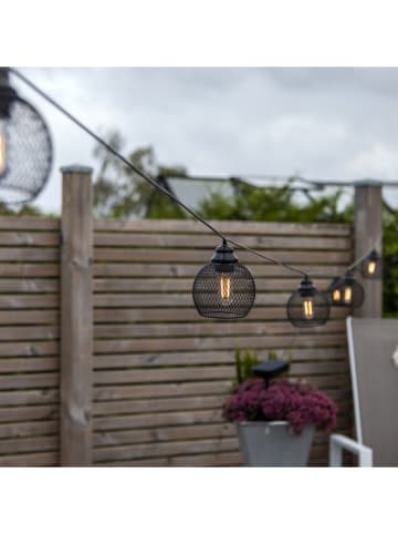 STAR Trading Solarny łańcuch świetlny LED "Sunlight" w kolorze czarnym - dł. 700 cm