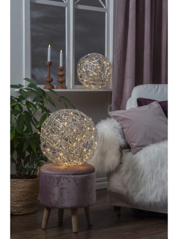 STAR Trading Decoratieve ledlamp "Trassel" zilverkleurig - Ø 30 cm