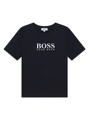 Hugo Boss Kids Koszulka w kolorze granatowym