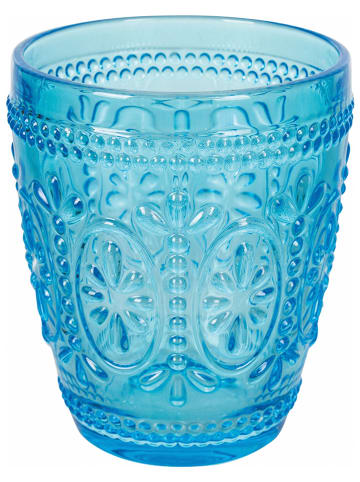 Villa d´Este 4-delige set: glazen "Imperial" blauw - 235 ml