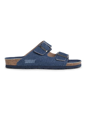 Sunbay Slippers "Trefle" donkerblauw