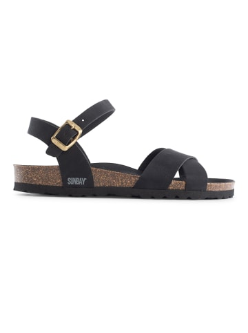 Sunbay Sandały "Albany" w kolorze czarnym