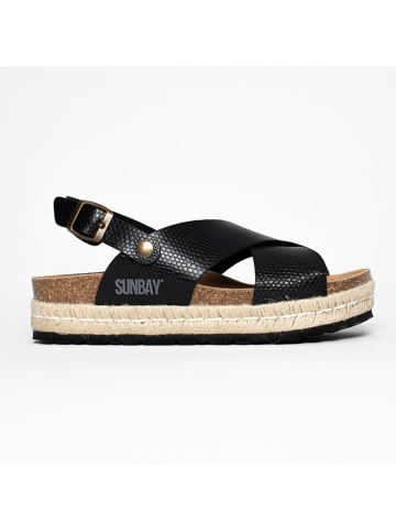 Sunbay Sandalen "Avalon" zwart