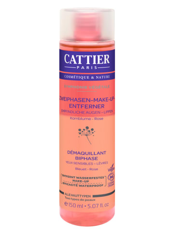 CATTIER Zwei-Phasen-Make-up-Entferner "Kornblume Rose", 150 ml