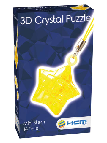 HCM 14tlg. Crystal Puzzle Mini "Stern" - ab 14 Jahren