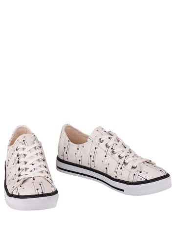 Streetfly Sneakers crème/grijs/zwart