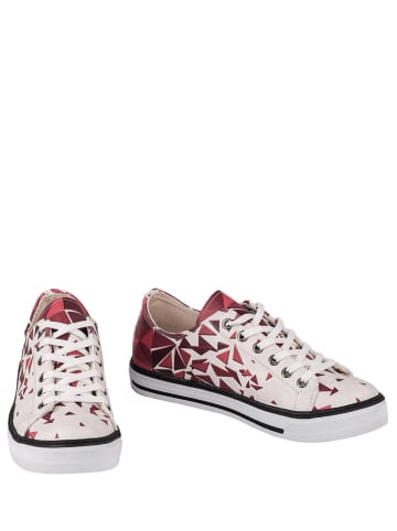 Streetfly Sneakers crème/rood/meerkleurig