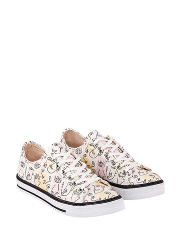 Streetfly Sneakers in Creme/ Bunt