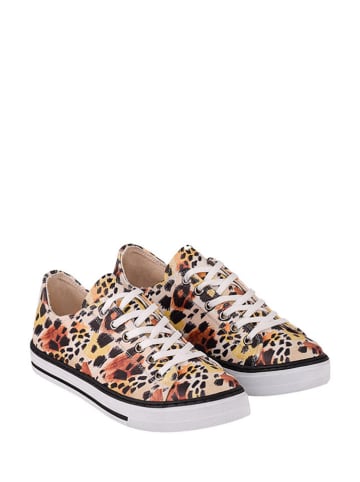 Streetfly Sneakers in Creme/ Bunt