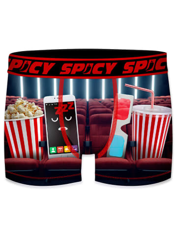 Spicy Bokserki (4 pary) ze wzorem