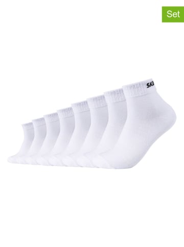Skechers 8-delige set: sokken wit