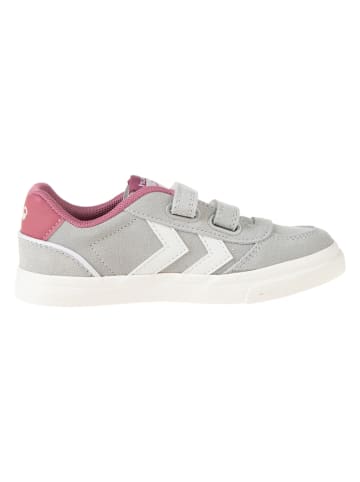 Hummel Leder-Sneakers in Grau