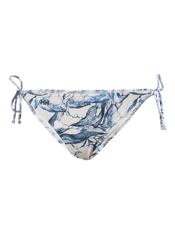 Helly Hansen Bikini-Hose "Cascais" in Weiß/ Blau