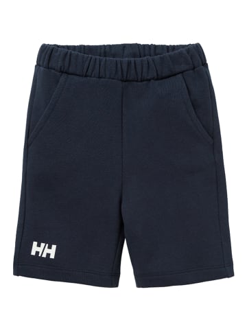 Helly Hansen Sweatshort "Logo" donkerblauw