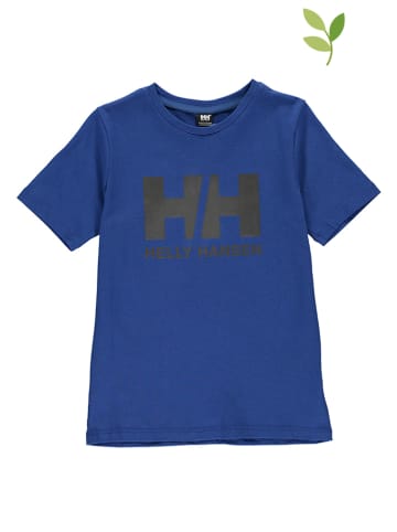 Helly Hansen Koszulka "Logo" w kolorze granatowym