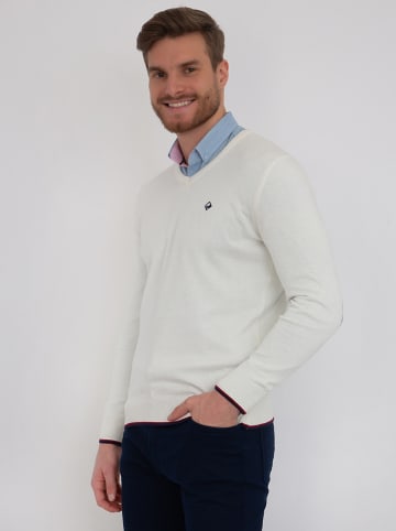 SIR RAYMOND TAILOR Trui "Appel" crème