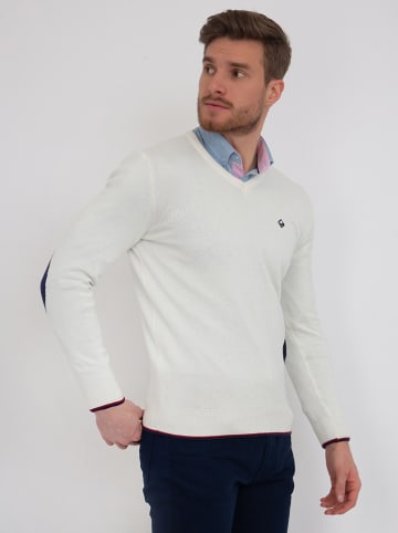 SIR RAYMOND TAILOR Sweter "Appel" w kolorze kremowym