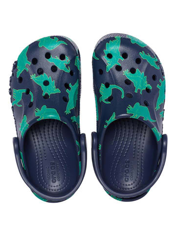 Crocs Chodaki "Baya Graphic" w kolorze zielono-granatowym