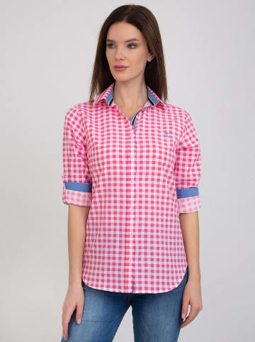 SIR RAYMOND TAILOR Hemd "W-Three" - Regular fit -in Pink/ Weiß