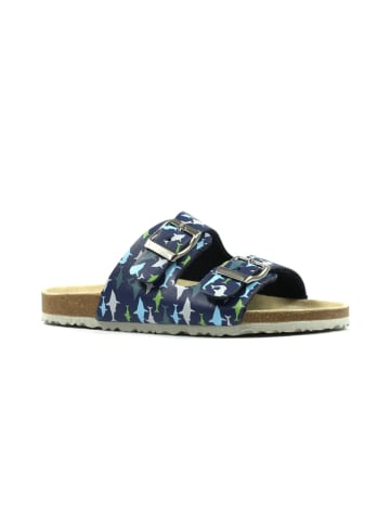 Richter Shoes Klapki w kolorze niebieskim
