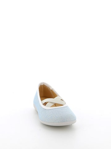 Grünland Baleriny w kolorze niebiesko-szarym